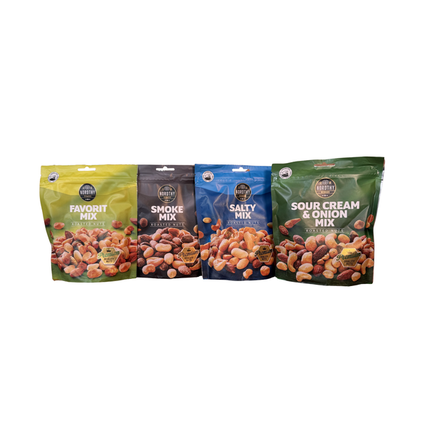 Горіхи Nordthy Sour Cream$Onion mix зелені 150г 1056415684 фото