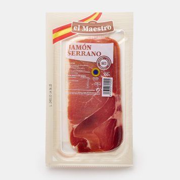 Хамон нарізка Maestro Jamon Curado Locheando 100гр LL000413.09 фото