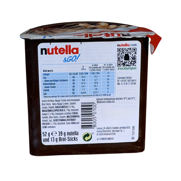 Паста Nutella&Go 52g 503286 фото