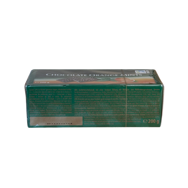 Цукерки Maitre Truffout Chocolate Orange Mints із чорного шоколаду з м'ятою та апельсином, 200 г, 16 шт/ящ 1702654530 фото
