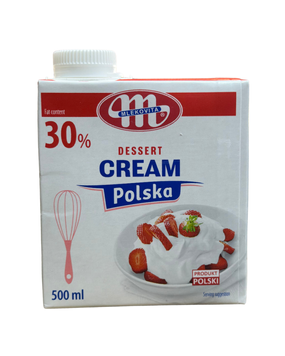 Вершки Mlekovita Dessert Śmietanka Polska 30% 500 г 4152532323 фото