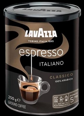 Кава Lavazza Espresso мелена ж\б, 250 г, 12 уп/ящ 2115408354 фото