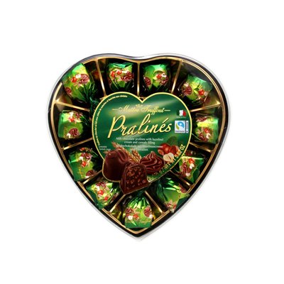 Цукерки Maitre Truffout Pralines зелене серце, 165 г, 8 шт/ящ 1744792871 фото
